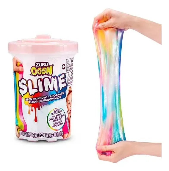 Zuru Oosh Slime Tub 70g Neon Rainbow 86104 7623