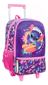 Mochila con carro de 17" Disney Stitch Surf 27152