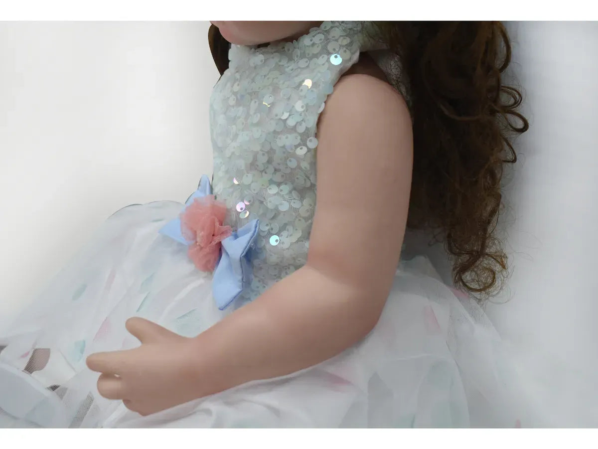 Muñeca Newborn 55 cm con Cabello y Accesorios S43542