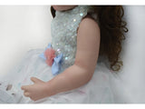 Muñeca Newborn 55 cm con Cabello y Accesorios S43542