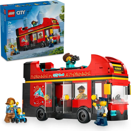 LEGO City Autobus Turistico Rojo de Dos Plantas 407