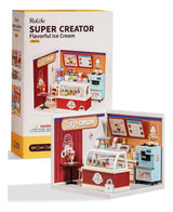 Robotime Puzzle 3d Mini Ice Cream Store Rolife Dw018b
