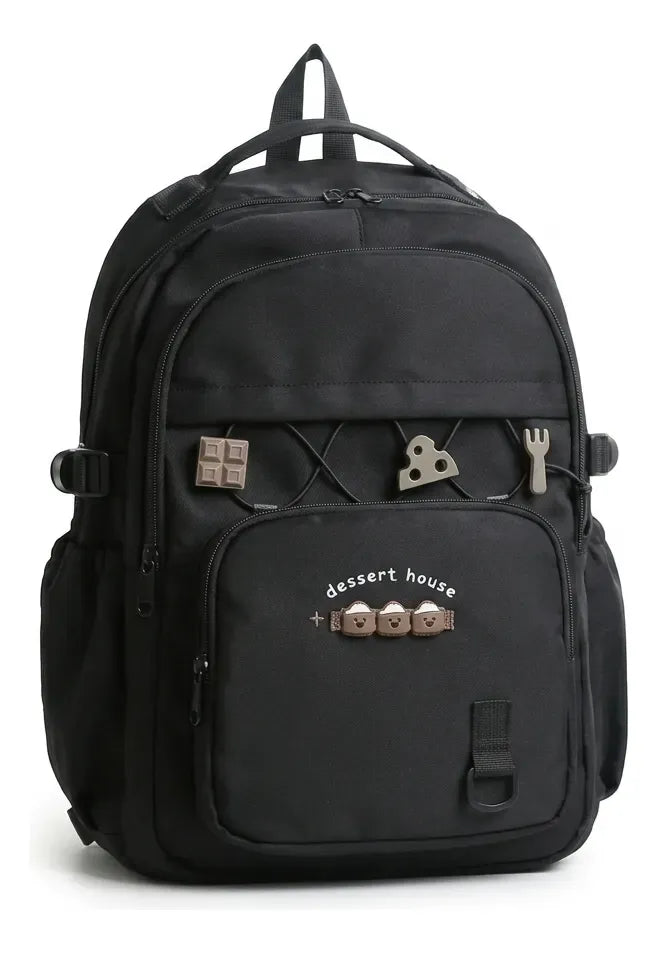 Mochila Escolar Negra 17" KL1225