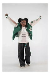Campera Bomber Uma Green J02 T6