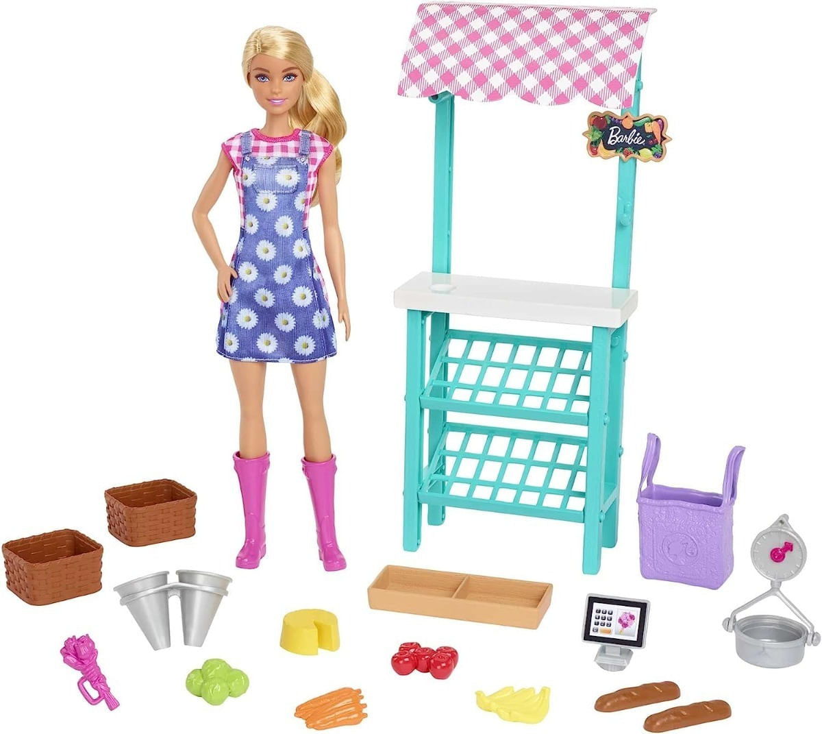 Muñeca Barbie Farmers Market Hcn22 Mattel
