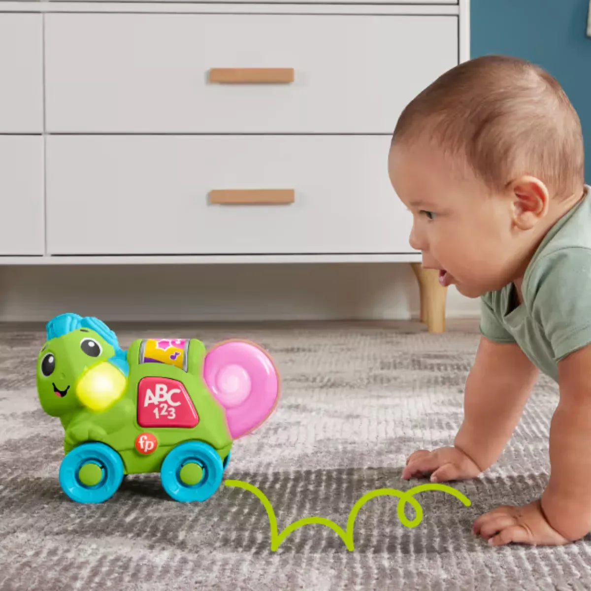 Fisher Price Escuadron Musical Camaleon HYL18