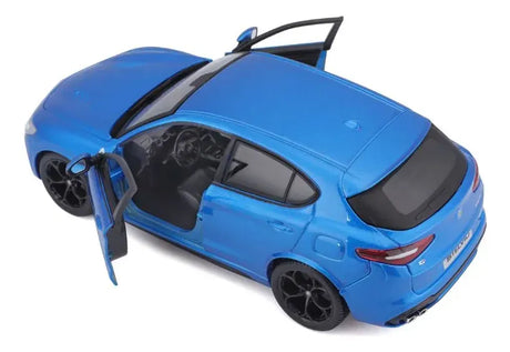 Bburago 1:24 Alfa Romeo Stelvio Azul Metalizado 18-21086