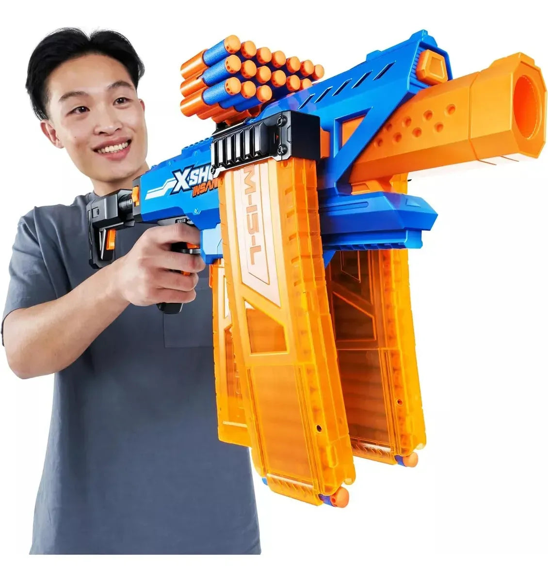 X-Shot Zuru Insanity Motorised Clip Blas 36786 7601