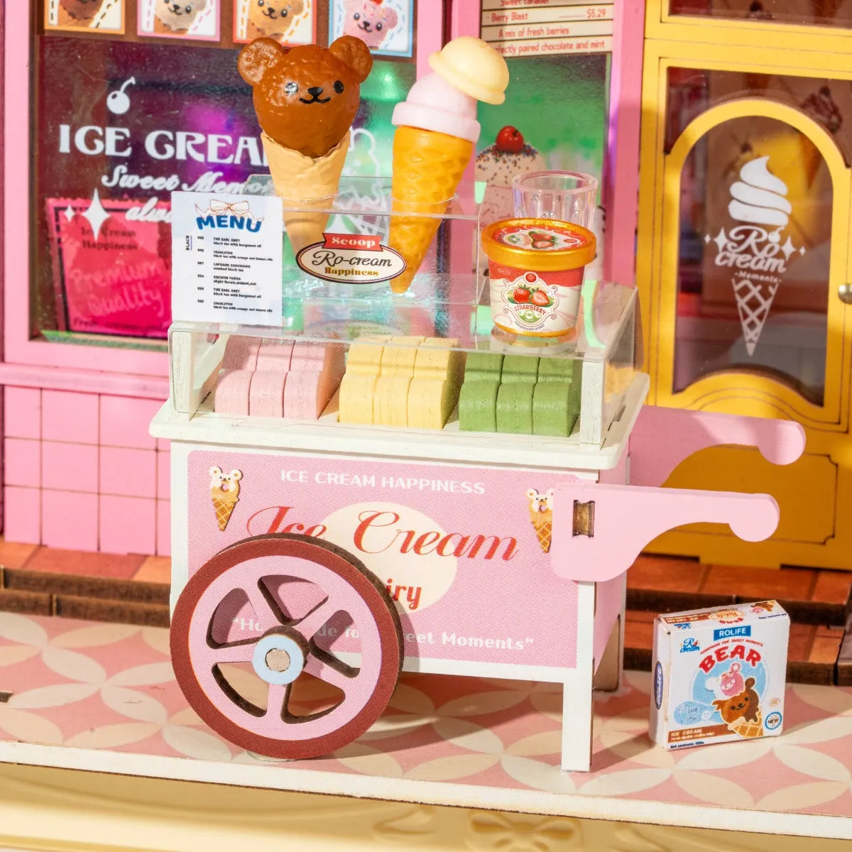 Robotime Rolife Sweet Scoopery Ice Cream DP002