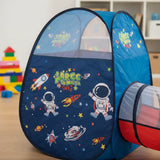 Carpa De Juegos Infantil Con Túnel Y Pelotero 2346642 Shine Azul