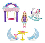 Barbie Set De Juego Columpio Con Muñeca Chelsea Mattel Gtf50