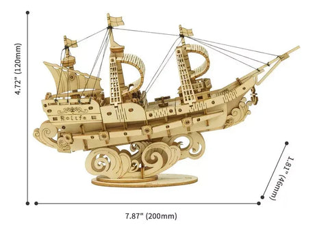 Robotime Puzzle 3d Velero Tg305 Rolife