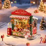 Robotime Rolife Puzzle 3d Puesto De Dulces De Navidad Ds043