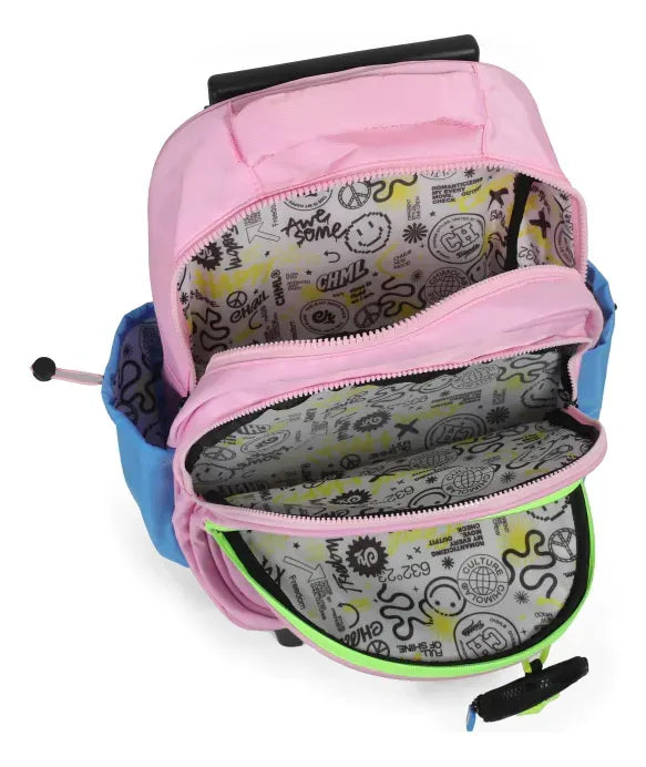 Chimola Mochila Carro 18p Streaming Mint FS120