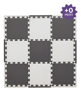 Duck Alfombra cuadros Gris/Blanco 9 Pzs 30x30cm GE121425
