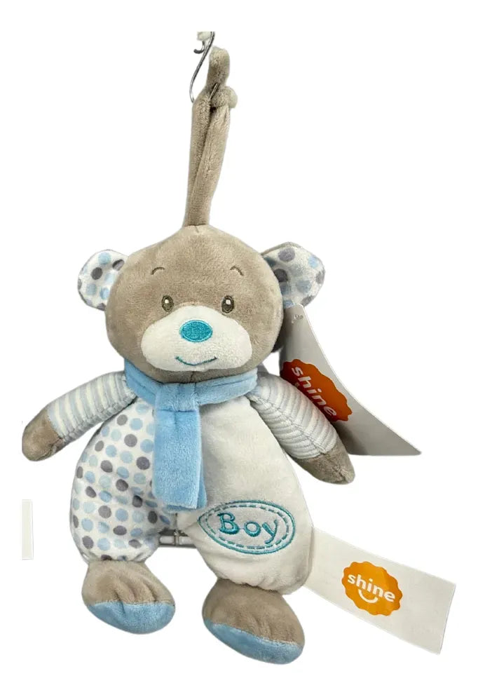 Cunero Musical Osito 25cm Colores Surtidos D21038MB Getco