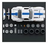 Hot Wheels Bloques de construccion Elite Corvette 918 Pcs JGR31
