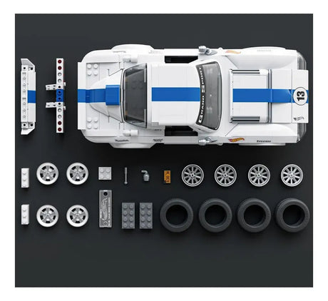 Hot Wheels Bloques de construccion Elite Corvette 918 Pcs JGR31