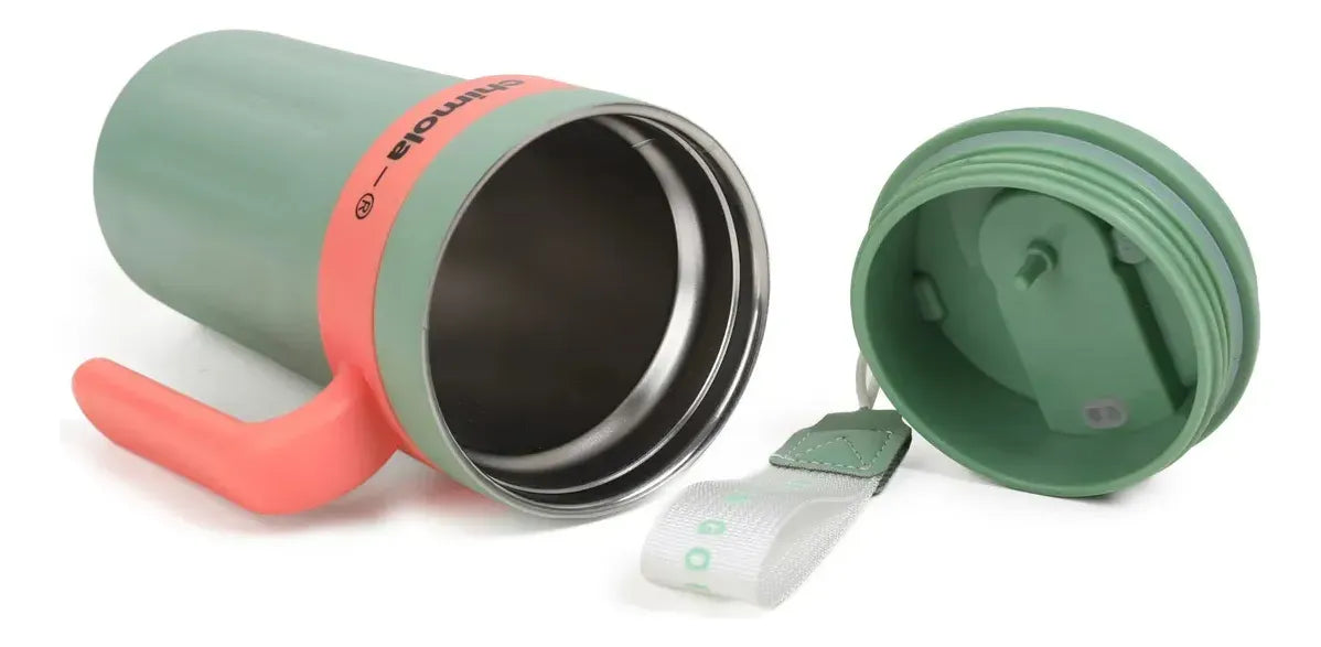 Chimola Vaso Termico Sport 650ml Verde Y Coral BZ53