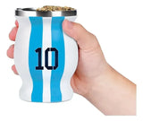Mate Selección Argentina N10 De Acero Sl-2 Blanco