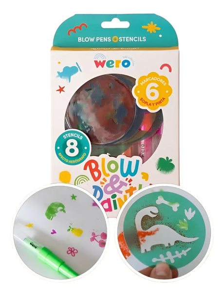Wero Caja Blowpens & Stencils WE4192