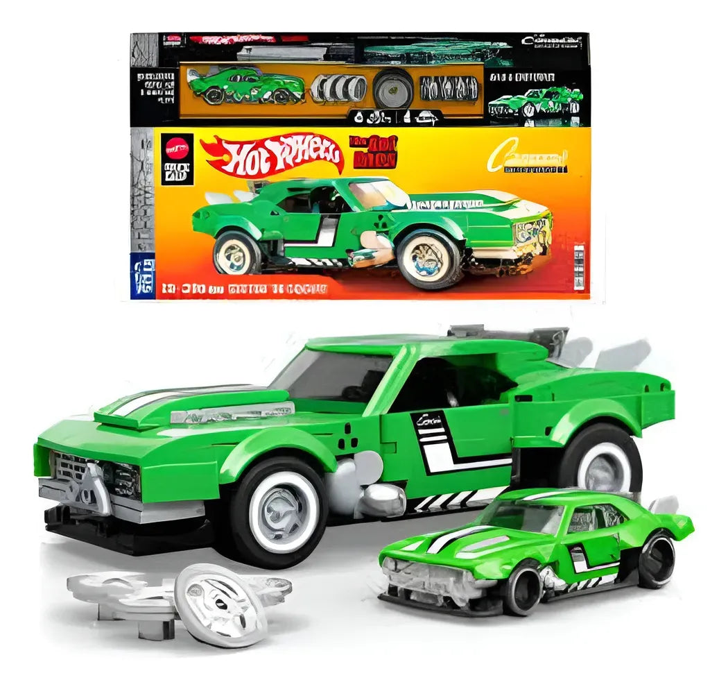Hot Wheels Bloques de construccion Speed Camaro 289 Pcs JFT16
