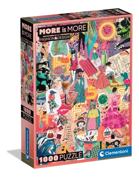 Puzzle More Is More - Fashion & Design 1000 Pzas 37071 Clementoni