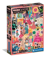 Puzzle More Is More - Fashion & Design 1000 Pzas 37071 Clementoni