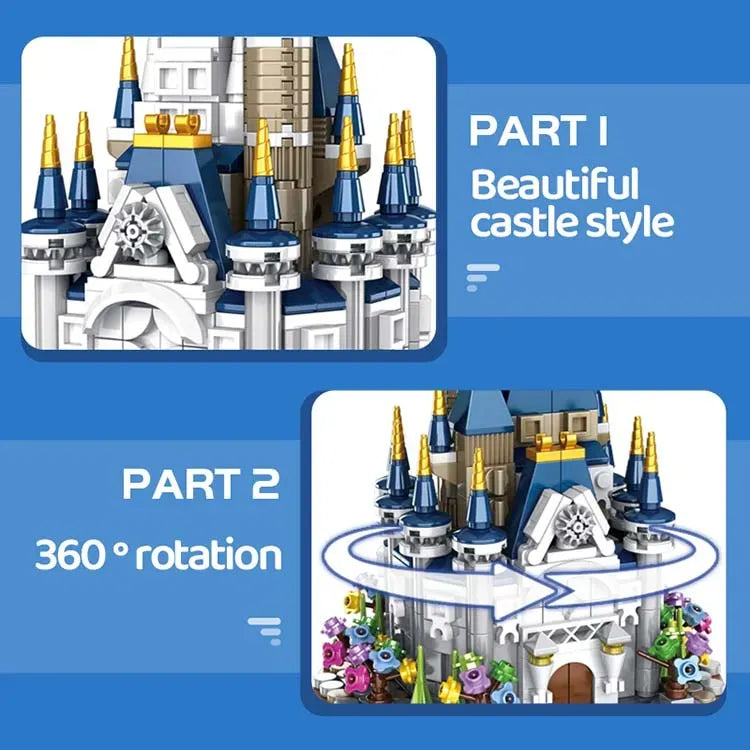 Panlos Bricks Cajita Musical Puzzle 3d Castillo 617pzs 2081539