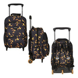 Gremond Mochila con carro negra con fueguitos 5051500054