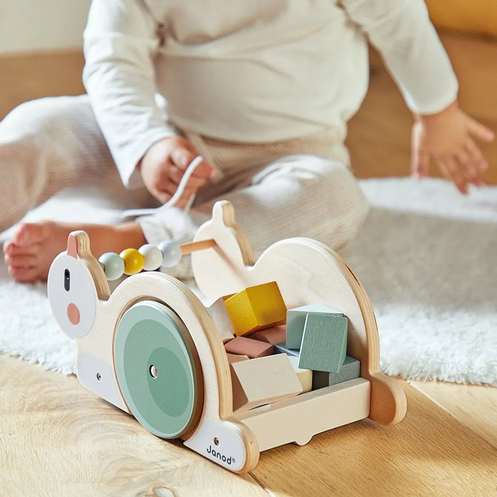 Janod Carrito De Cubos De Caracol Sweet Cocoon J04054