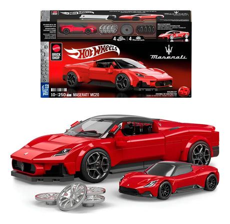 Hot Wheels Bloques de construccion Speed Maserati 250 Pcs JFR90