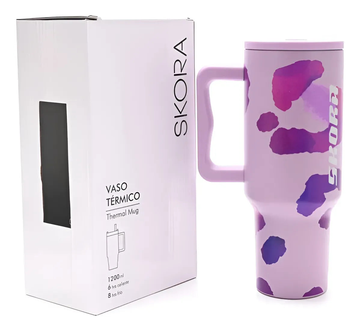 Vaso termico estampado con sorbete 1200 ml 40591