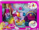 Muñeca Barbie Dreamtopia Con Unicornio Gtg01 Mattel
