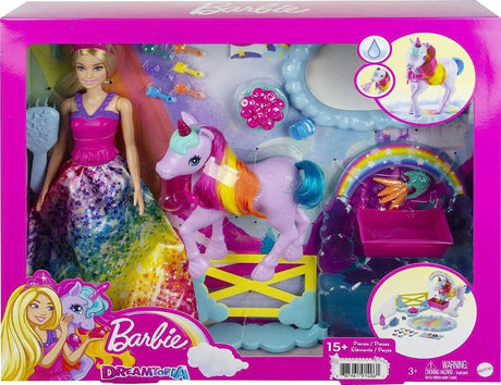 Muñeca Barbie Dreamtopia Con Unicornio Gtg01 Mattel