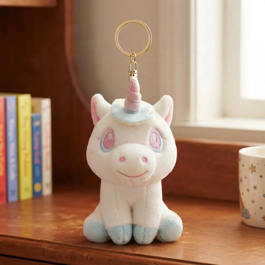 Unicornio Llavero de Peluche 10cm Shine KL544