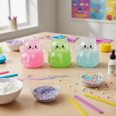 Slime Pote Gatitos Kl707 Shine