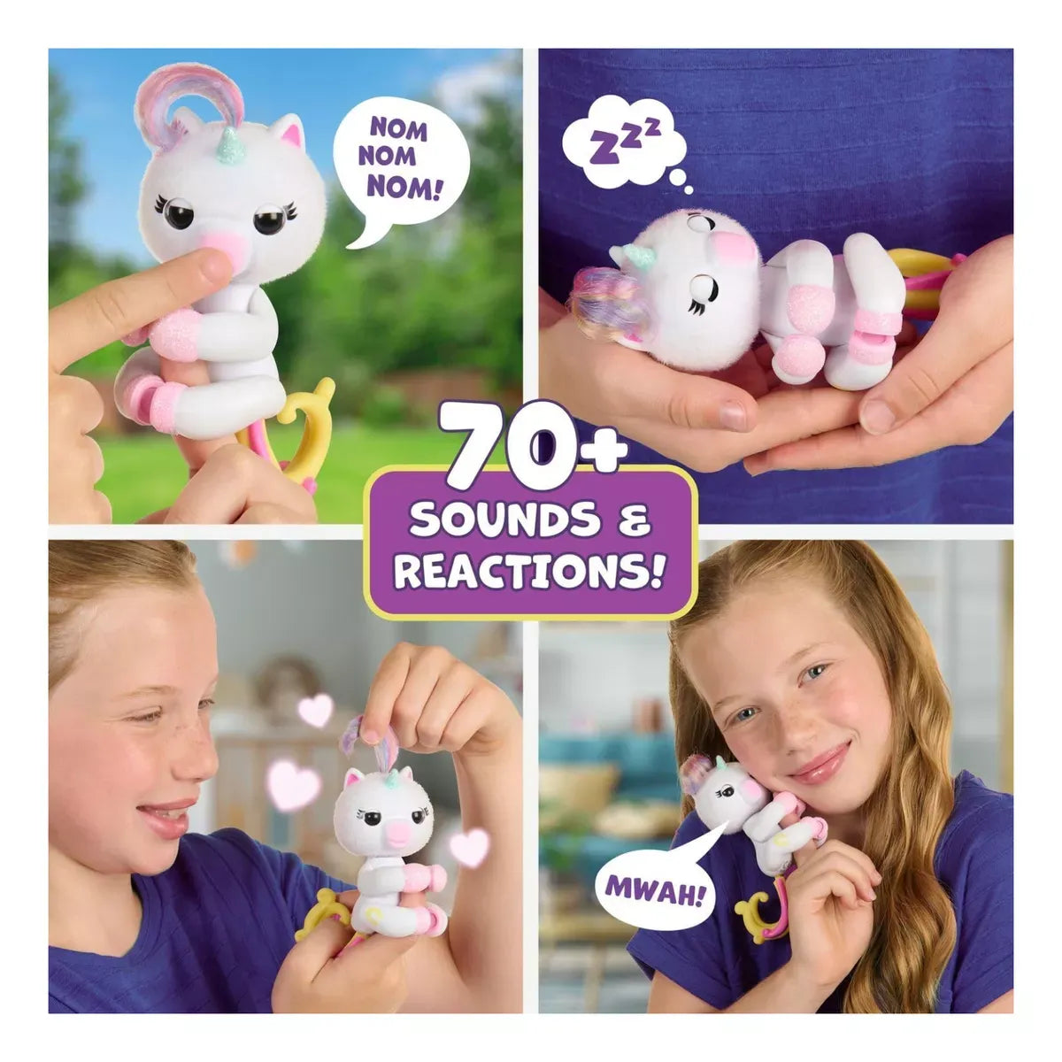 Fingerlings Interactivo Unicornio Lulu 3112