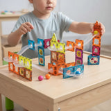Bloques Construcción Magnéticos Magnetic Tiles Shine 2414003