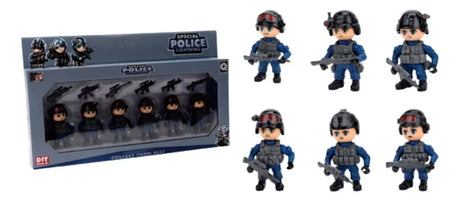 Set Muñecos Policia 1953065 Shine