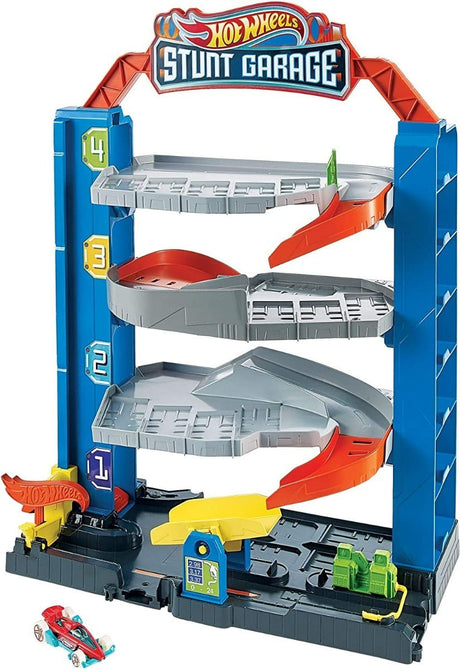 Hot Wheels Pista Stunt Garage Play Set Gnl70 Mattel