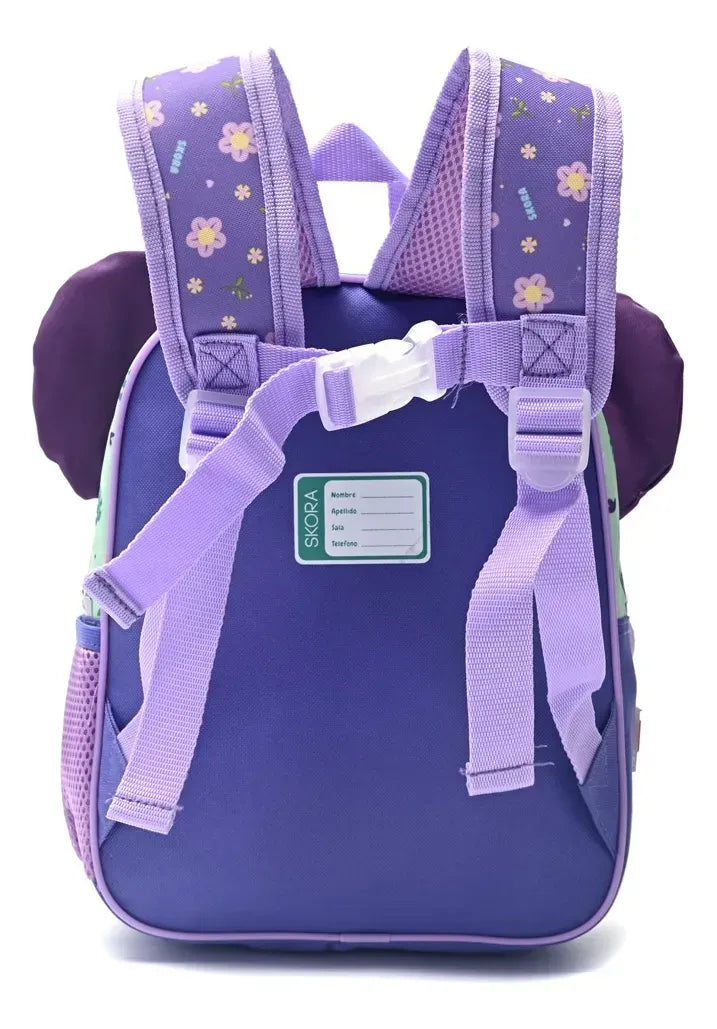Mochila C/Luz Kawaii Aika Termoformada 22x30x10cm 12P 41307