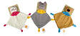 Mantita de Apego Animalitos Tejido 30cm Animales Surtidos T21190 Getco