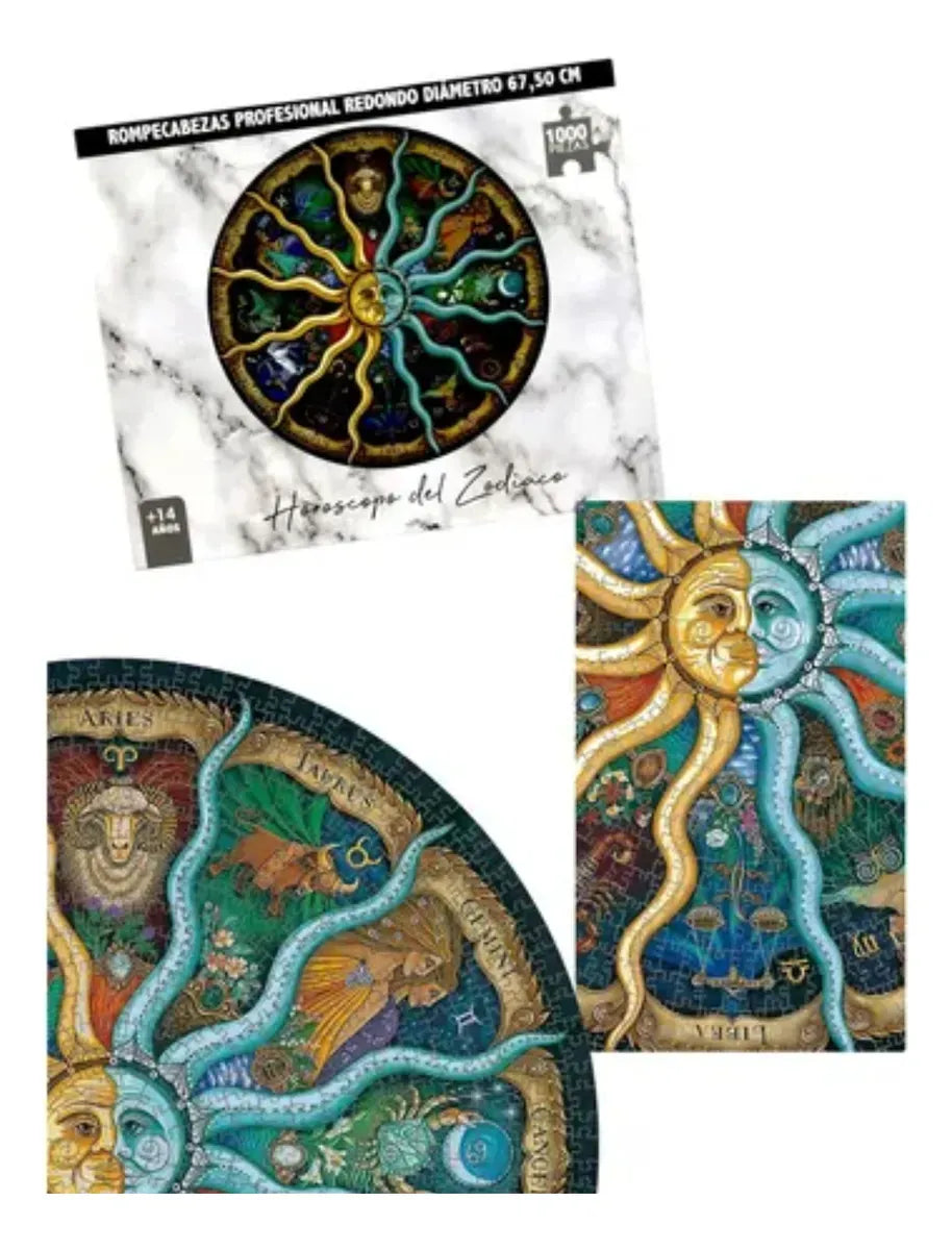 Puzzle Circular 1000 Pzas Horoscopo Zodiaco 810-0202 FD10002695 (33)