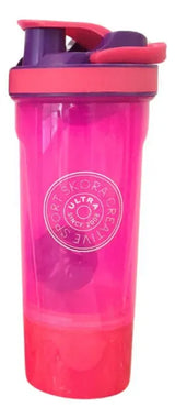 Vaso batidor para proteinas Shaker 700ml Rosa/Fucsia 37380