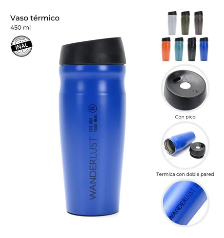 Vaso Termico 450ml Negro 40600