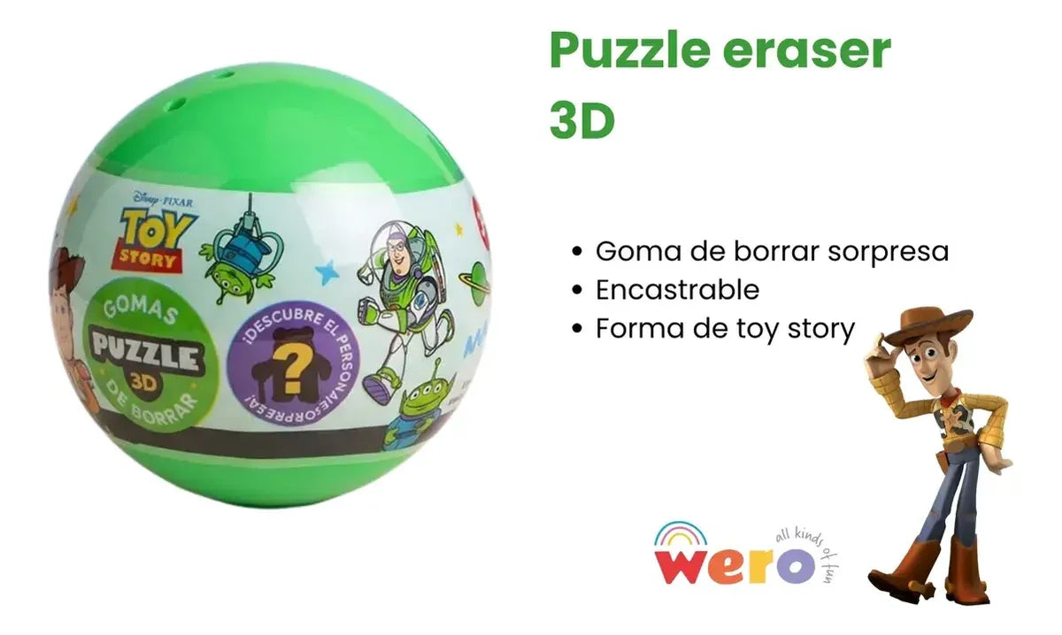 Wero Gomas De Borrar 3D Toy Story WE4438