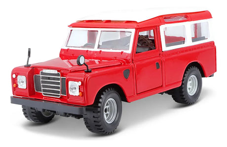 Bburago 1:24 Land Rover Serie II Rojo 18-22063