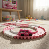 Pista con Coche Rosa para Niñas 51pzs 3067826