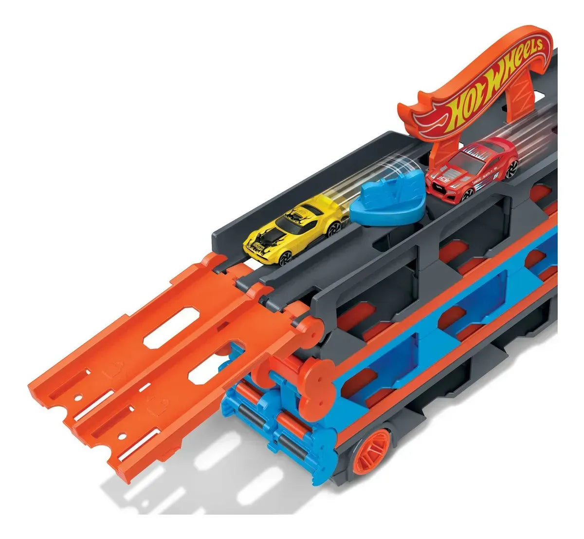 Hot Wheels City Camion con Pista De Carreras GVG37